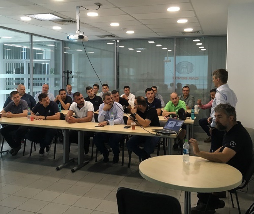 Contact Evolution presentation at Mercedes-Benz Romania in Bucharest